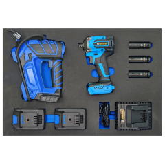 20V Brushless Power Tool EVA Set ( Cordless Portable Tire lnflator + Impact Wrench)