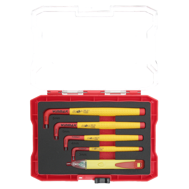 5PCS VDE Insulated Hex Key Set