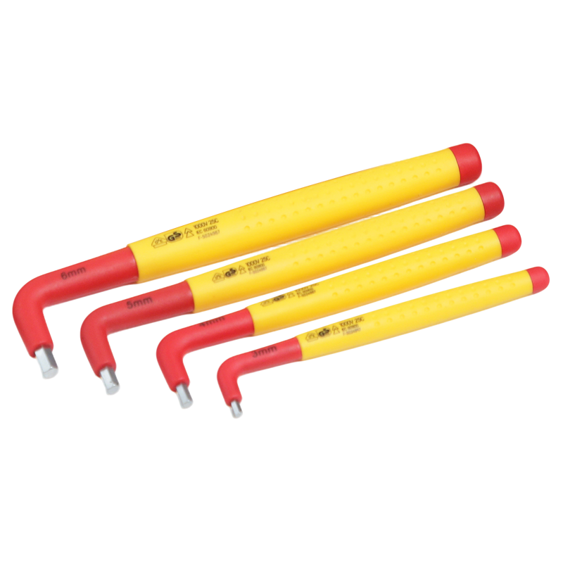 5PCS VDE Insulated Hex Key Set