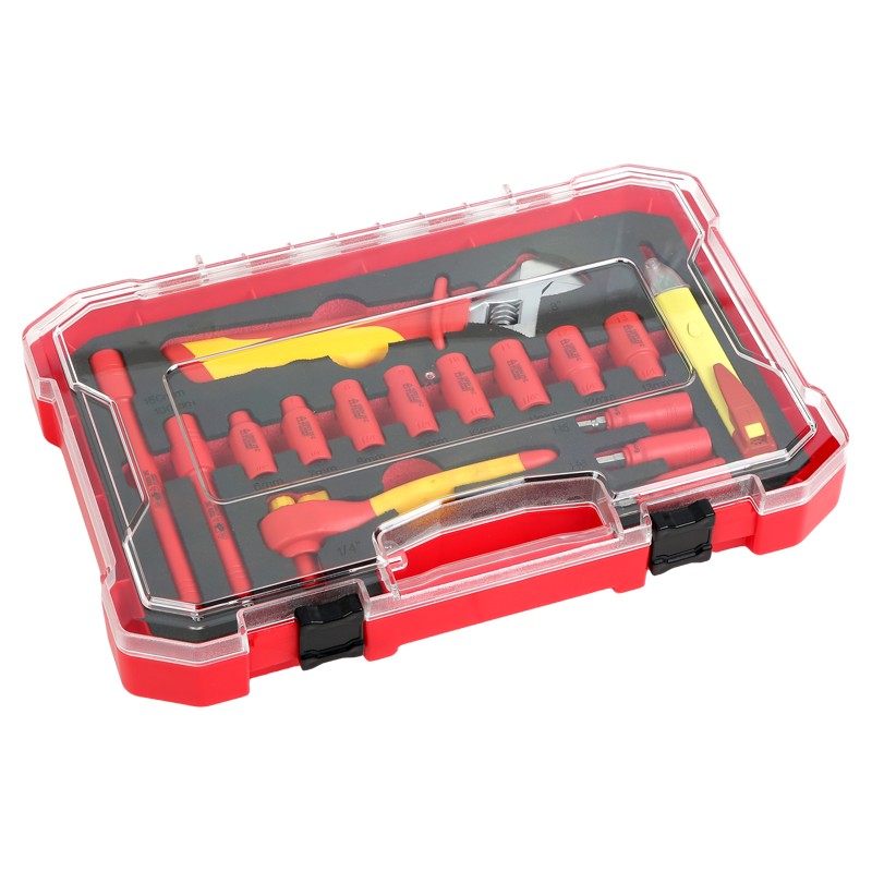 16PCS VDE Insulated Tool Set 1/4