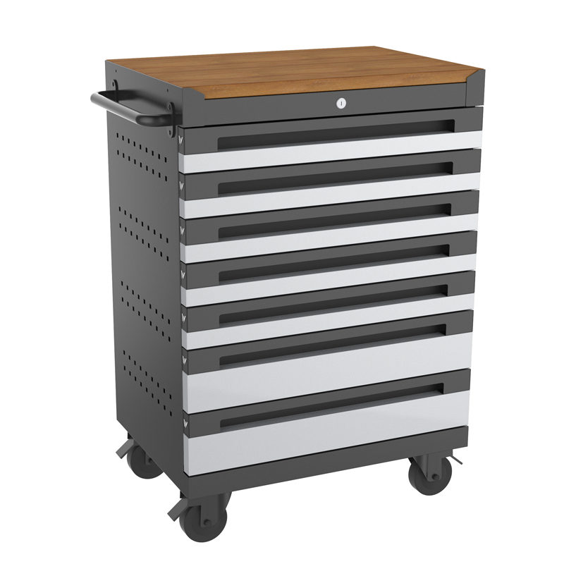 27 INCH 7- DRAWER TOOLS CABINET With 6 XPE - 266PCS Tool Sets