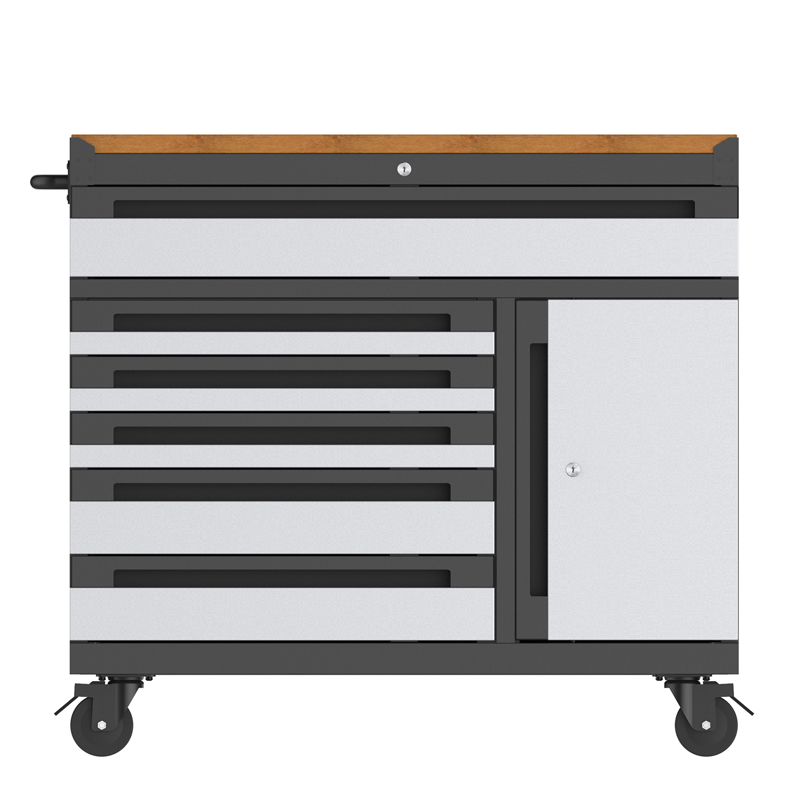 42 INCH 6- DRAWER TOOLS CABINET With 10 XPE - 268PCS Tool Sets