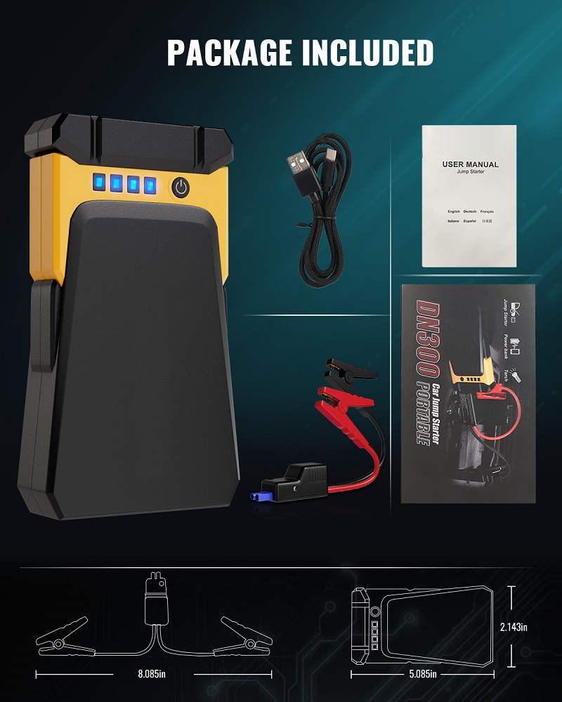 Auto emergency power supply car jump starter power bank factory