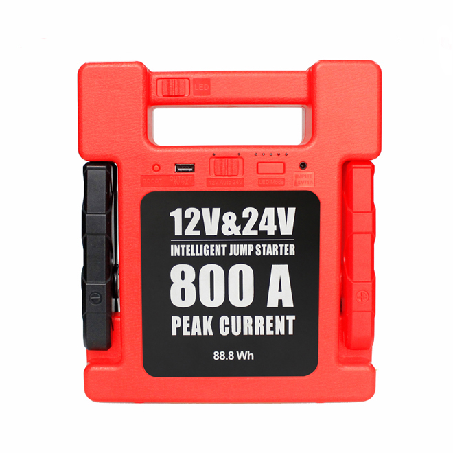 Multifunction portable Electric jump start 12v 24v gasoline diesel lipolymer car battery jump
