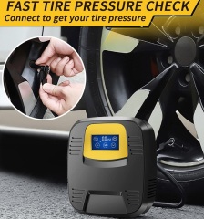 smart led digital display auto tire inflator portable car air compressor
