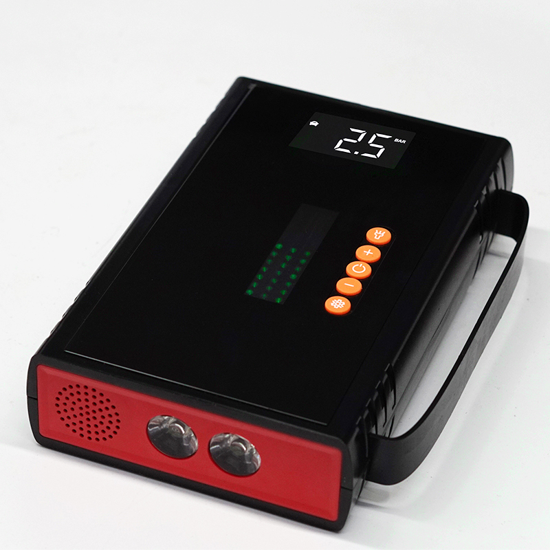 14000mah 4 in 1 auto battery booster jump starter with tyre inflator portable