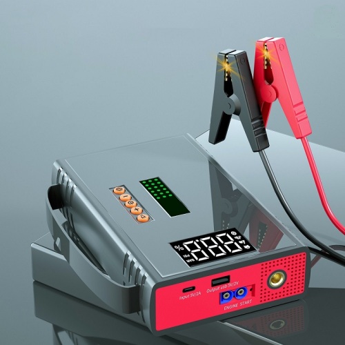 14000mah 4 - en - 1 voiture batterie Booster démarreur avec gonfleur de pneus portable