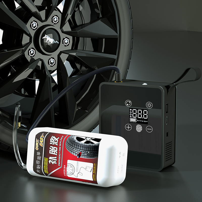 7800mah Portable wireless car tyre pump air compressor for car tires