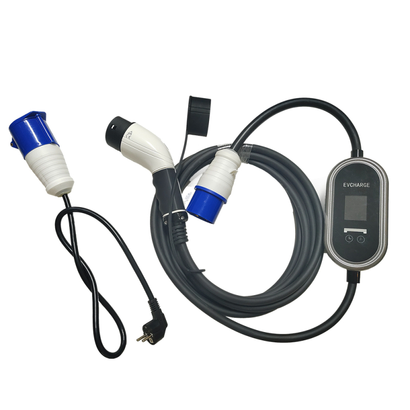 32A 7KW type 2 4-gear current adjustable electric vehicle charger ev charger