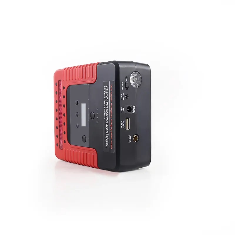 12v portable auto battery booster jump starter power bank with tyre inflator