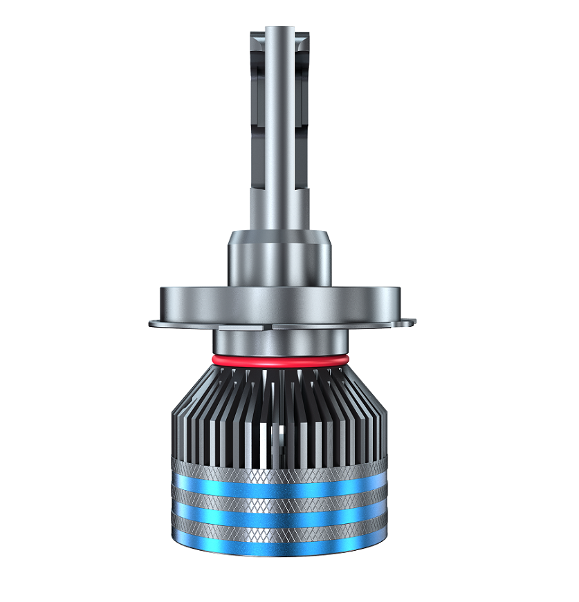 Plug-and-Play Built-in LED Driver H4 LED Headlight Bulbs for Car
