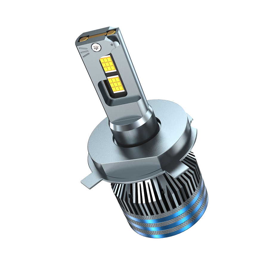 Plug-and-Play Built-in LED Driver H4 LED Headlight Bulbs for Car