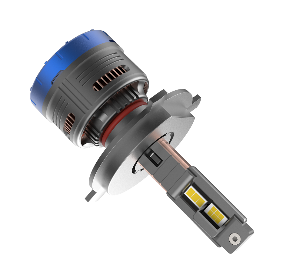 High Brightness and High Visibility 55W H4 Car LED Headlights