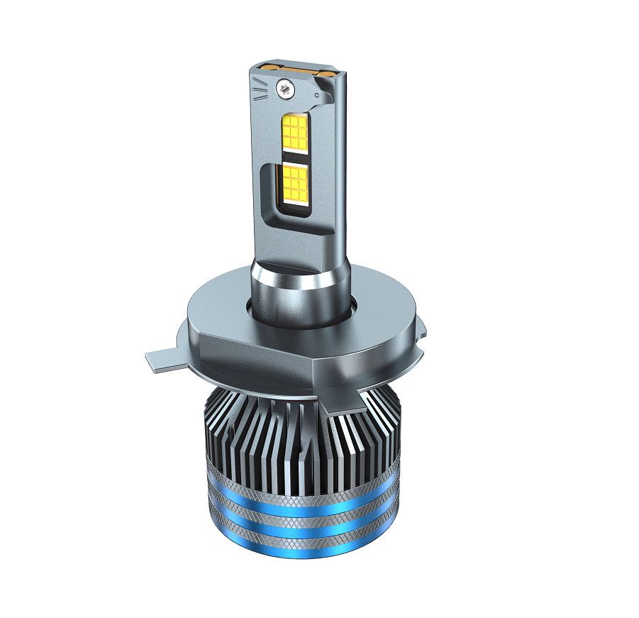 Plug-and-Play Built-in LED Driver H4 LED Headlight Bulbs for Car