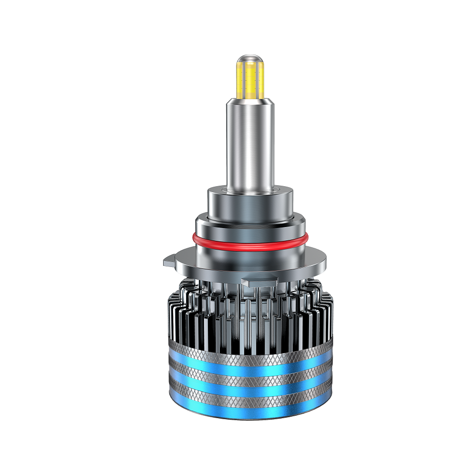 External 360-degree wick 6-side fully illuminated super bright light led car bulb headlight