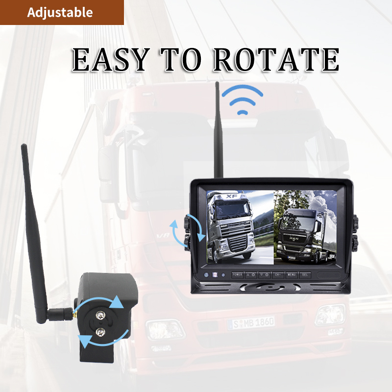 wireless rear view camera wireless car video recorder for truck,bus,trailer