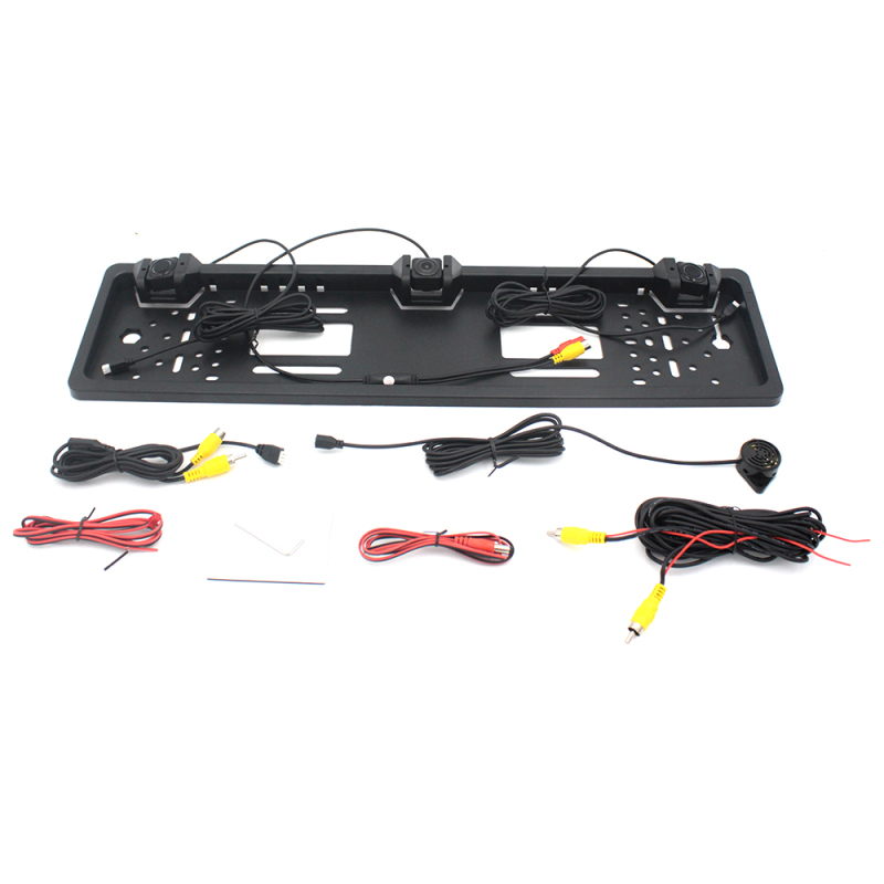 Visible European Standard License Plate Smart Reverse Car Parking Sensors System