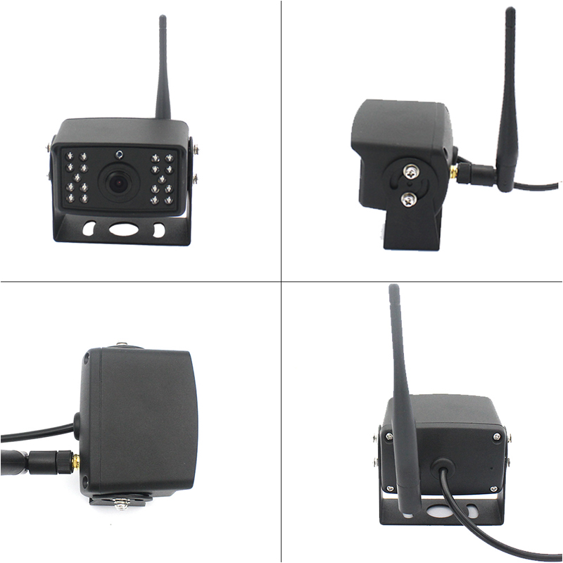 Digital signal wireless four channels car video recorder for truck,bus,trailer