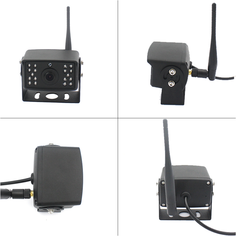 Digital signal wireless four channels car video recorder for truck,bus,trailer