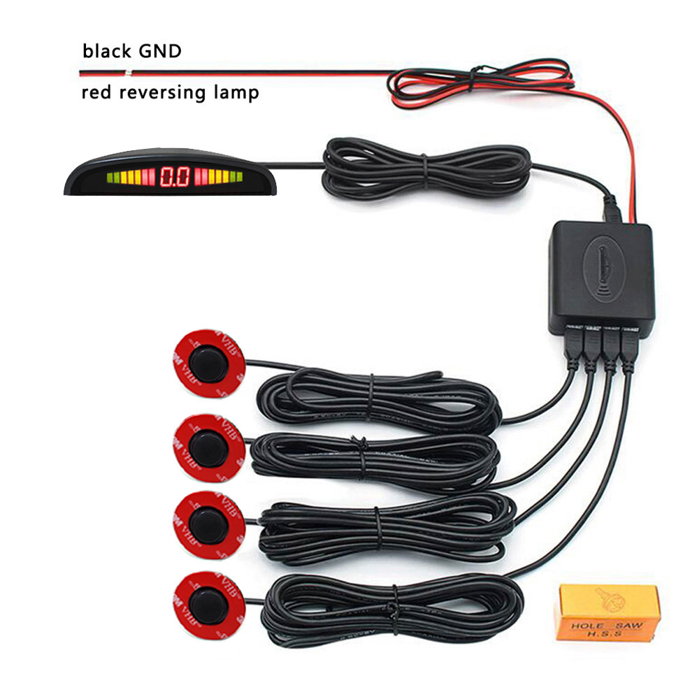 Cheap LED Display Radar Garage Car Front Parking Sensor with Warning Sound