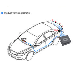 Hot Selling Car 16.5 Millimeter Wave Radar Sensor Car with Alarm