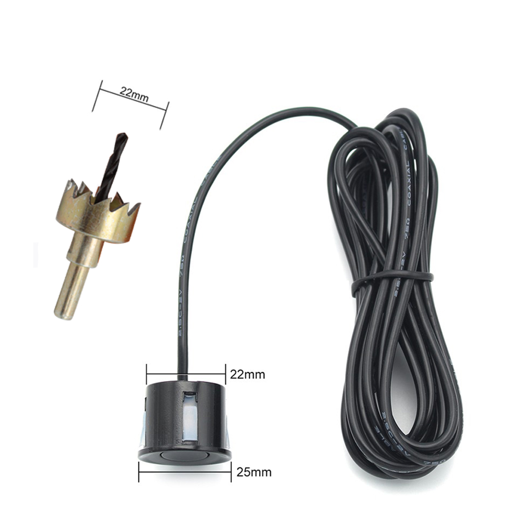 Wireless 22mm Four Probes Smart Car Parking Sensors Front and Rear with LED Display