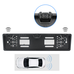 Visible European Standard License Plate Smart Reverse Car Parking Sensors System
