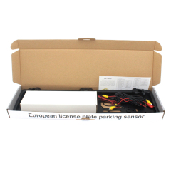 Visible European Standard License Plate Smart Reverse Car Parking Sensors System