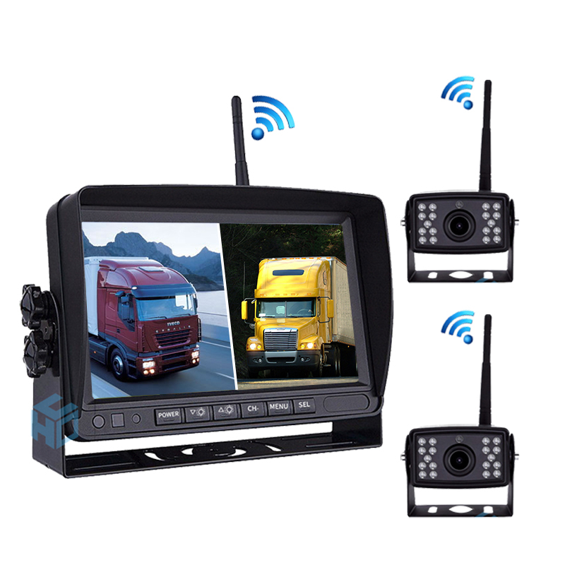 wireless rear view camera wireless car video recorder for truck,bus,trailer