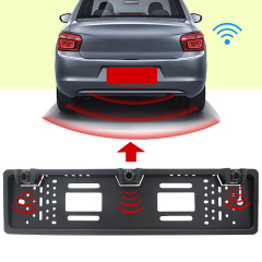 Safe 22mm European Plate Frame LED Wireless Car Parking Sensor