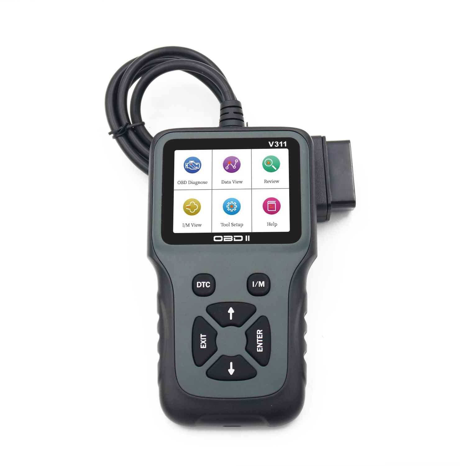 Support Online Upgrade Display I/M Data Flow OBD2 Scanner Diagnostic Tool Machine for All Cars