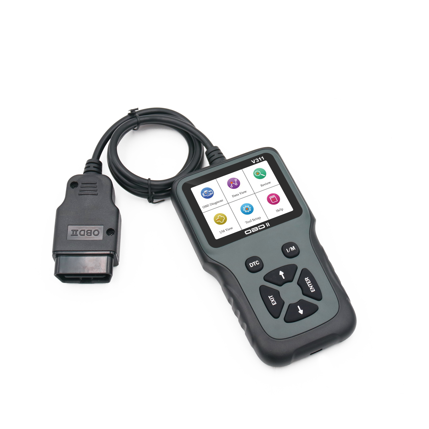 Support Online Upgrade Display I/M Data Flow OBD2 Scanner Diagnostic Tool Machine for All Cars