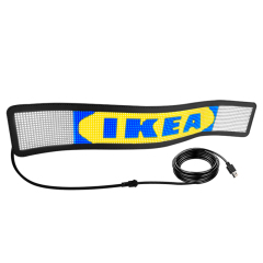 Mobile bluetooth connection custom design led display car advertising screen flexible led screen for car