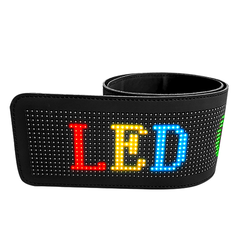 Mobile bluetooth connection custom design led display car advertising screen flexible led screen for car