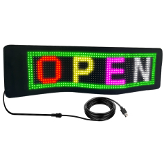 Support for text, images and graffiti car ultra-thin flexible bluetooth led screen