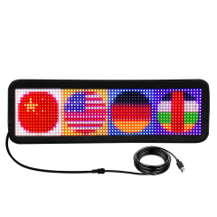 Mobile bluetooth connection custom design led display car advertising screen flexible led screen for car