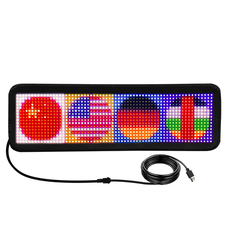 Mobile bluetooth connection custom design led display car advertising screen flexible led screen for car