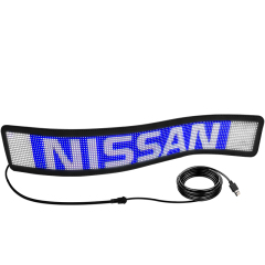 Mobile bluetooth connection custom design led display car advertising screen flexible led screen for car