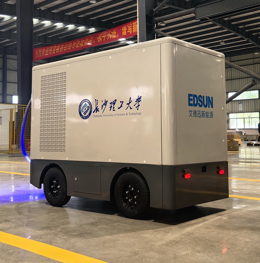 High-power 90kwh Autonomous Driving Energy Storage Charging Robot Mobile Dc 80kw Ev Charging Station