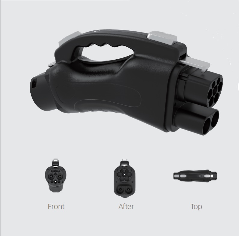 Ccs2 to Gb/t Car Charging Dc Adapter Ccs Combo 2 to Gbt Ev Charger Connector Ccs2 to Gbt Adapter