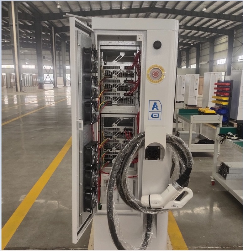 DC Fast EV Charging Station Electric Car Charging Unit High-power DC Ground-mounted 120kw EV Charger