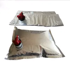 Wine Juice Fruit Storage Aseptic High Barrier Aluminum Foil Reusable Bag In Box Pouch