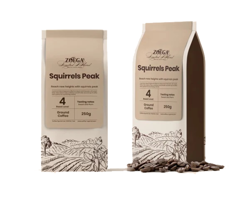 Customized Printing Side Gusset Pouch - Coffee Pouches