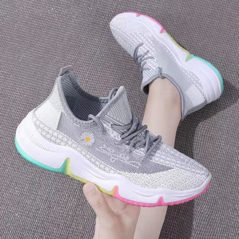 Sneakers summer mesh shoes breathable thin mesh casual versatile soft sole