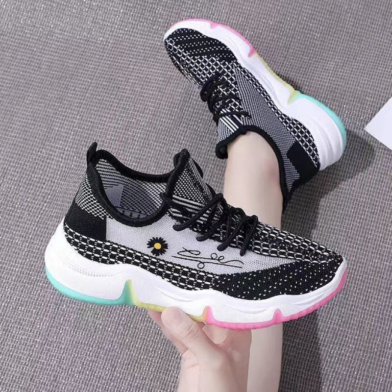 Sneakers summer mesh shoes breathable thin mesh casual versatile soft sole