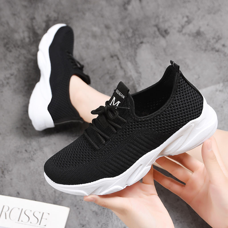 Sneakers summer mesh shoes breathable thin mesh casual versatile soft sole