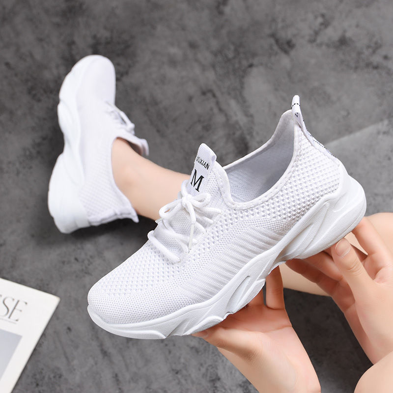 Sneakers summer mesh shoes breathable thin mesh casual versatile soft sole