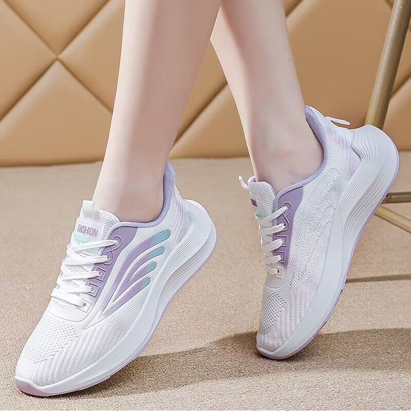 Ruiqiduo new student movement shoes casual shoes breathable fitness running shoes leather mesh