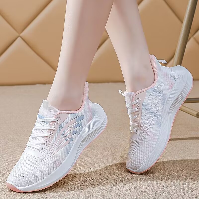 Ruiqiduo new student movement shoes casual shoes breathable fitness running shoes leather mesh