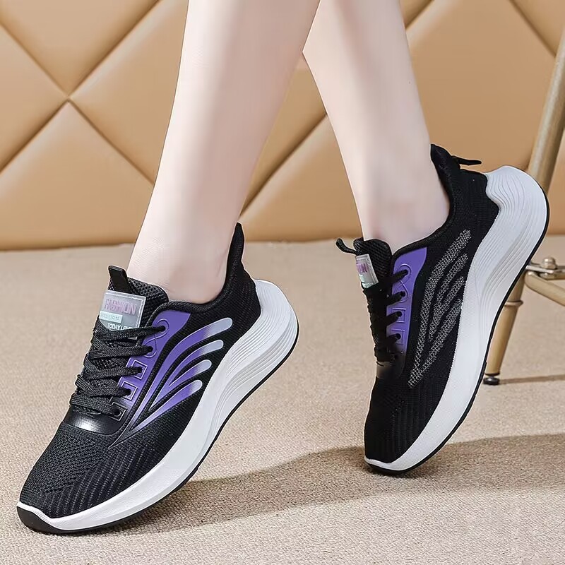 Ruiqiduo new student movement shoes casual shoes breathable fitness running shoes leather mesh